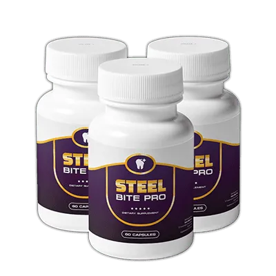 Steel Bite Pro 3 bottles bundle - 90 day supply